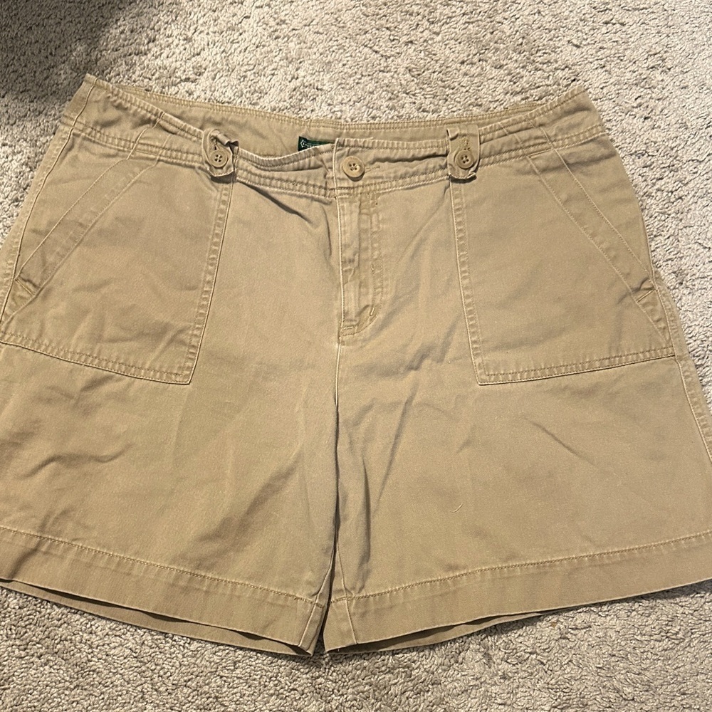 Lauren Ralph Lauren Khaki Shorts size 14